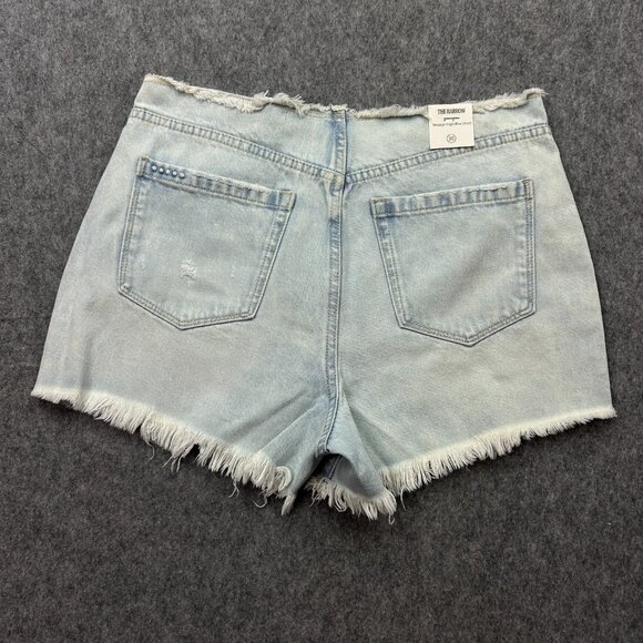 Blank NYC The Barrow Vintage High Rise Cut Off Shorts Women's Size 30 Denim NWT - Picture 2 of 11